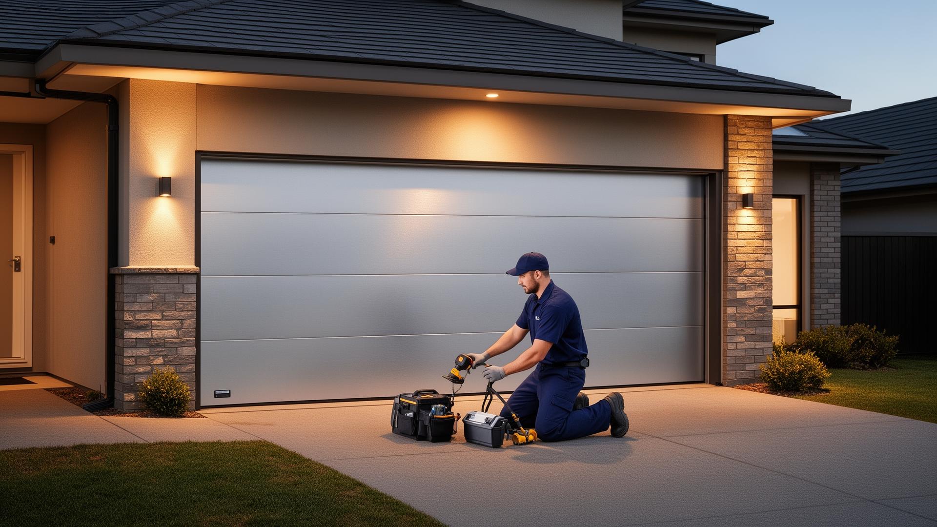 Professional garage door service technician in Monrovia CA